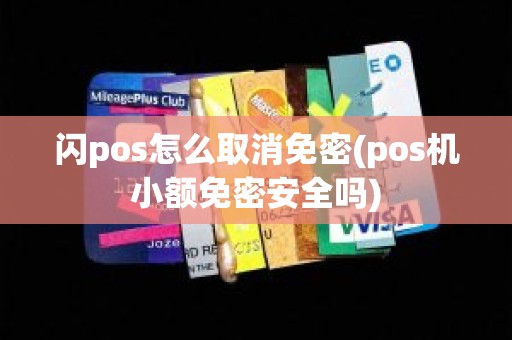 闪pos怎么取消免密(pos机小额免密安全吗)