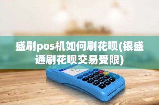 盛刷pos机如何刷花呗(银盛通刷花呗交易受限)