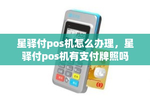 星驿付pos机怎么办理，星驿付pos机有支付牌照吗