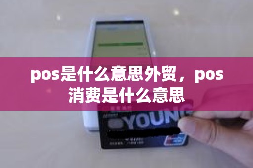 pos是什么意思外贸，pos消费是什么意思