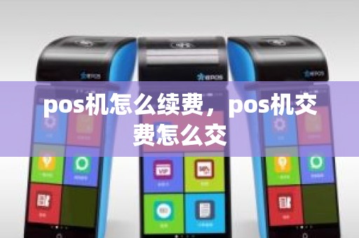 pos机怎么续费，pos机交费怎么交