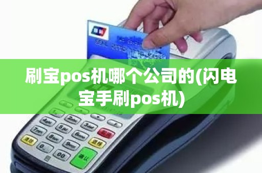 刷宝pos机哪个公司的(闪电宝手刷pos机)