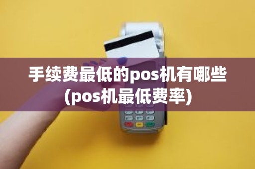 手续费最低的pos机有哪些(pos机最低费率)
