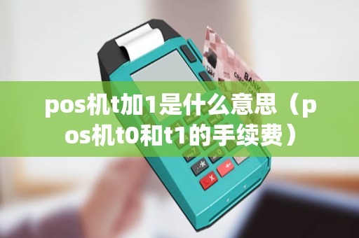 pos机t加1是什么意思（pos机t0和t1的手续费）