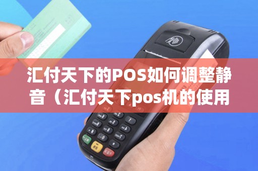 汇付天下的POS如何调整静音（汇付天下pos机的使用方法）