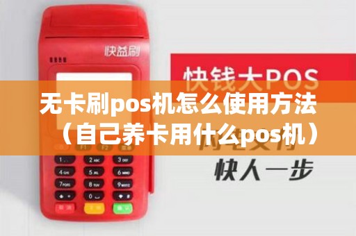 无卡刷pos机怎么使用方法（自己养卡用什么pos机）