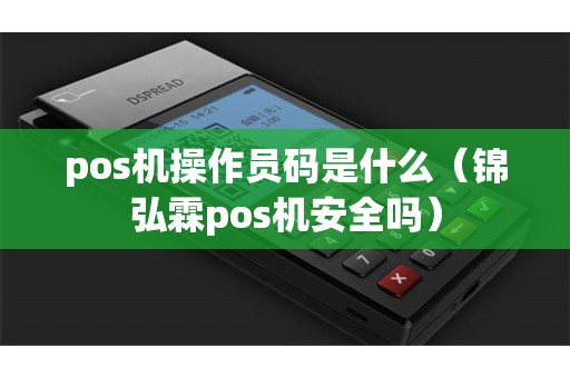 pos机操作员码是什么（锦弘霖pos机安全吗）