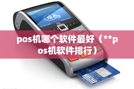 pos机哪个软件最好（**pos机软件排行）