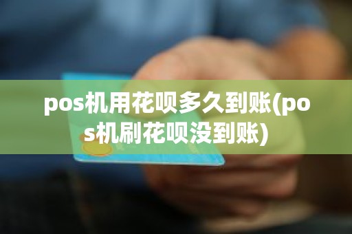 pos机用花呗多久到账(pos机刷花呗没到账)