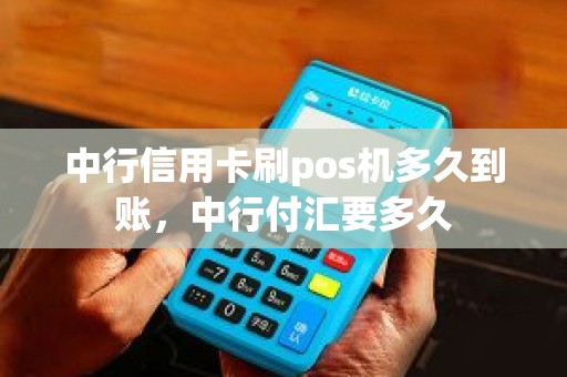 中行信用卡刷pos机多久到账，中行付汇要多久