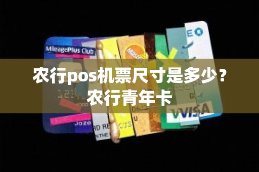 农行pos机票尺寸是多少？农行青年卡