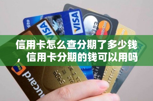 信用卡怎么查分期了多少钱，信用卡分期的钱可以用吗