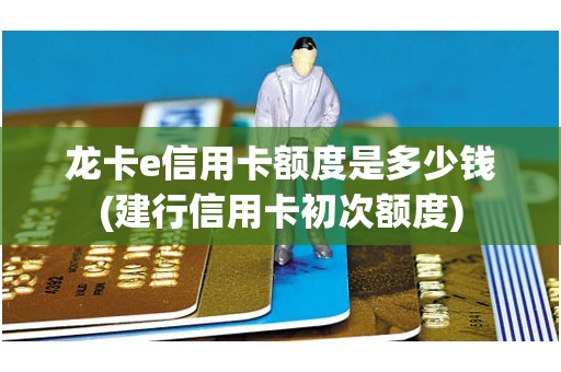 龙卡e信用卡额度是多少钱(建行信用卡初次额度)