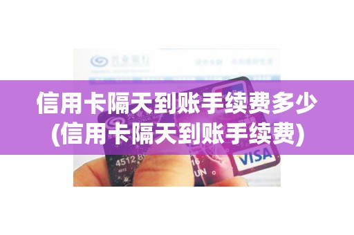 信用卡隔天到账手续费多少(信用卡隔天到账手续费)