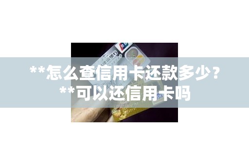 **怎么查信用卡还款多少？**可以还信用卡吗