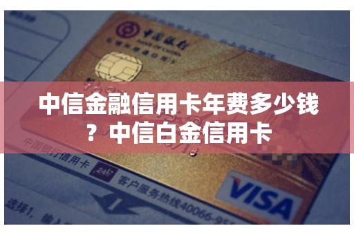 中信金融信用卡年费多少钱？中信白金信用卡