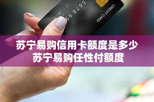 苏宁易购信用卡额度是多少 苏宁易购任性付额度