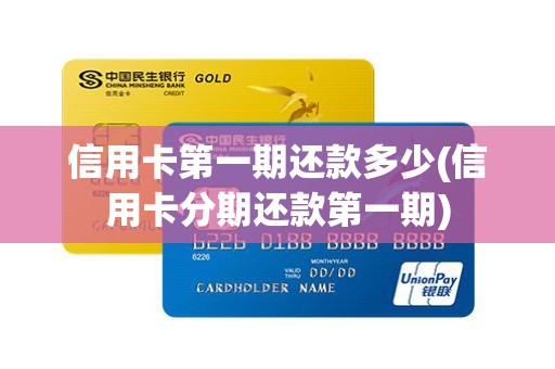 信用卡第一期还款多少(信用卡分期还款第一期)