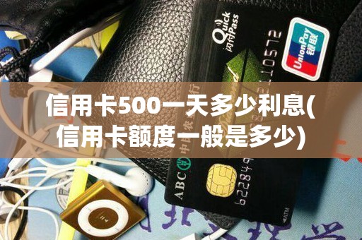 信用卡500一天多少利息(信用卡额度一般是多少)