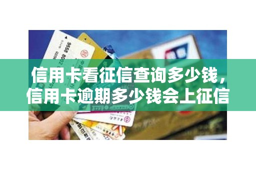 信用卡看征信查询多少钱，信用卡逾期多少钱会上征信