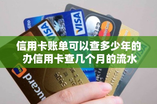 信用卡账单可以查多少年的 办信用卡查几个月的流水