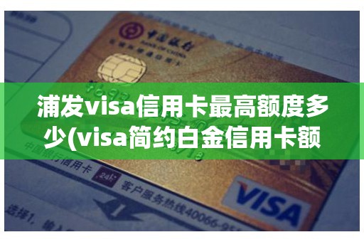 浦发visa信用卡最高额度多少(visa简约白金信用卡额度)