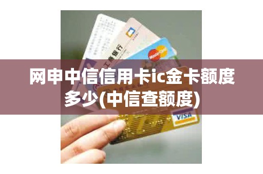 网申中信信用卡ic金卡额度多少(中信查额度)