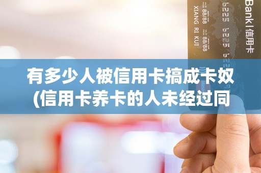 有多少人被信用卡搞成卡奴(信用卡养卡的人未经过同意刷了钱)