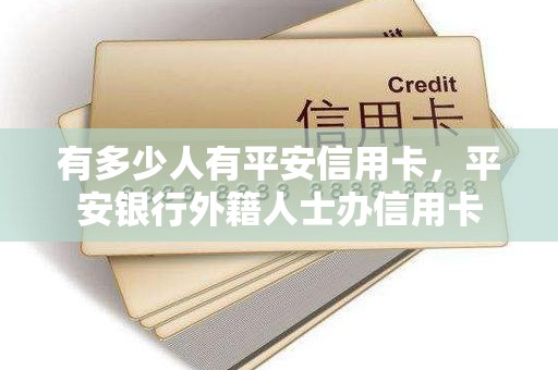 有多少人有平安信用卡，平安银行外籍人士办信用卡