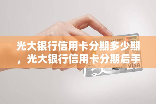光大银行信用卡分期多少期，光大银行信用卡分期后手续费