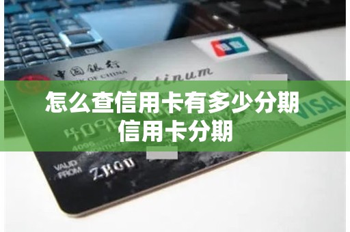 怎么查信用卡有多少分期 信用卡分期