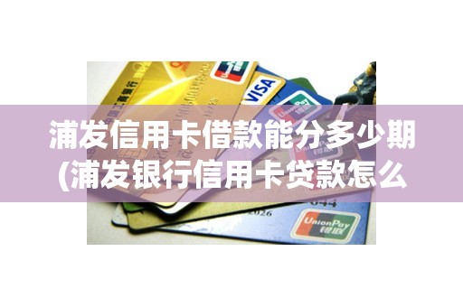浦发信用卡借款能分多少期(浦发银行信用卡贷款怎么贷)