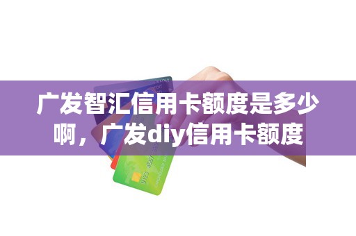 广发智汇信用卡额度是多少啊，广发diy信用卡额度
