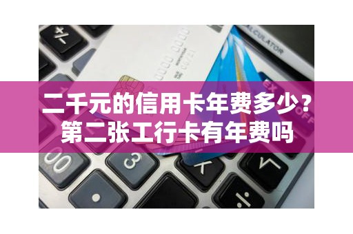 二千元的信用卡年费多少？第二张工行卡有年费吗
