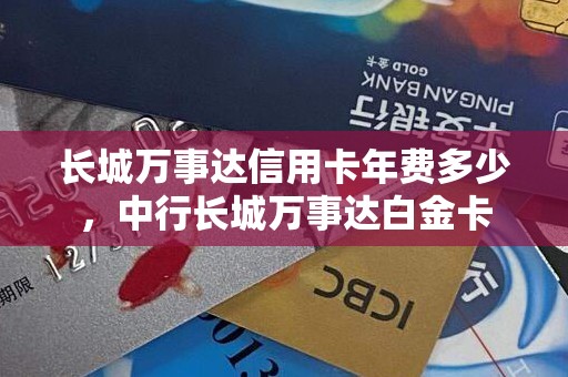长城万事达信用卡年费多少，中行长城万事达白金卡