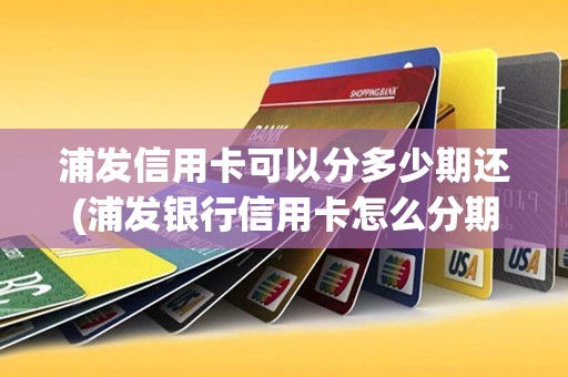 浦发信用卡可以分多少期还(浦发银行信用卡怎么分期还款)