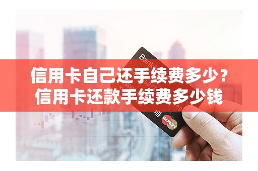 信用卡自己还手续费多少？信用卡还款手续费多少钱