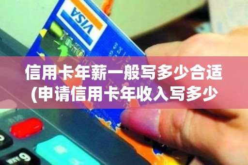 信用卡年薪一般写多少合适(申请信用卡年收入写多少合适)