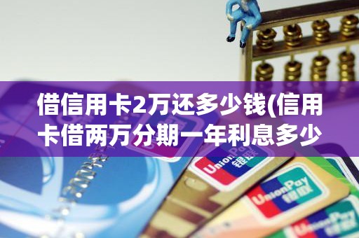 借信用卡2万还多少钱(信用卡借两万分期一年利息多少)