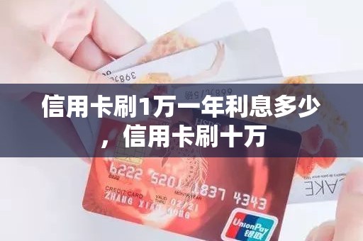 信用卡刷1万一年利息多少，信用卡刷十万