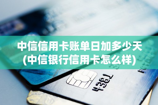 中信信用卡账单日加多少天(中信银行信用卡怎么样)