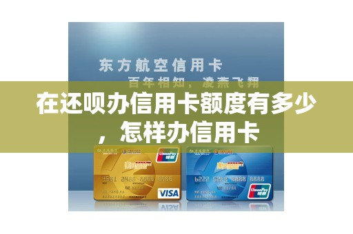 在还呗办信用卡额度有多少，怎样办信用卡