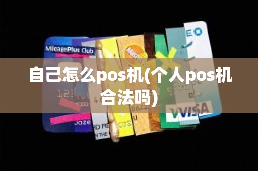 自己怎么pos机(个人pos机合法吗)