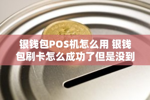 银钱包POS机怎么用 银钱包刷卡怎么成功了但是没到账