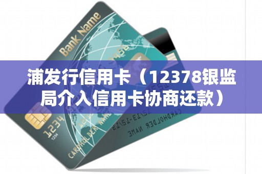 浦发行信用卡（12378银监局介入信用卡协商还款）