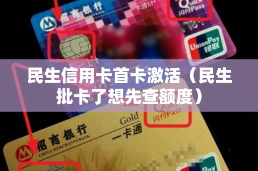 民生信用卡首卡激活（民生批卡了想先查额度）