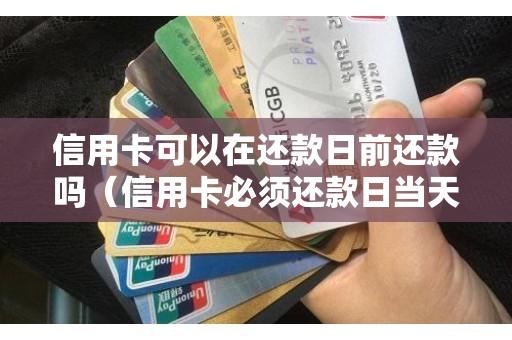 信用卡可以在还款日前还款吗（信用卡必须还款日当天还吗）