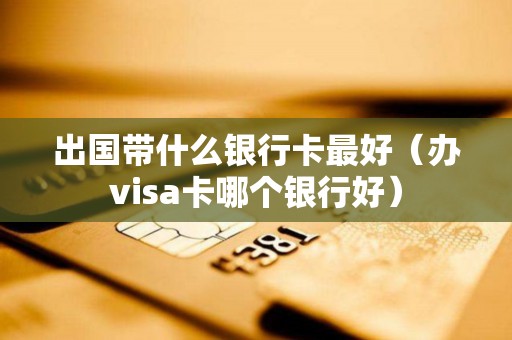 出国带什么银行卡最好(办visa卡哪个银行好) 出国带什么银行卡最好(办visa卡哪个银行好)