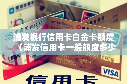 浦发银行信用卡白金卡额度（浦发信用卡一般额度多少钱）