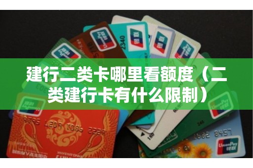 建行二类卡哪里看额度（二类建行卡有什么限制）
